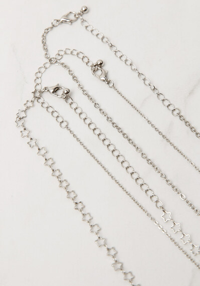 star layered necklace Image 4