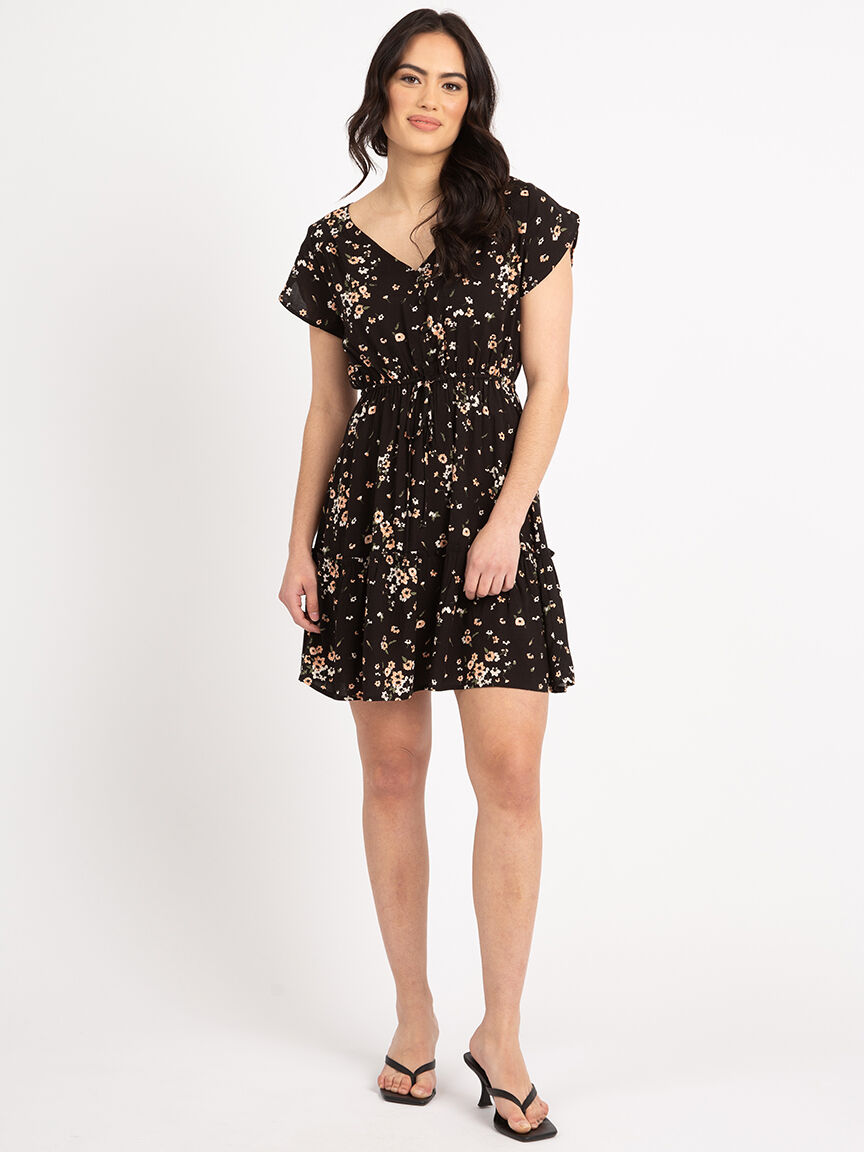 maren tulip sleeve tiered dress Image 1