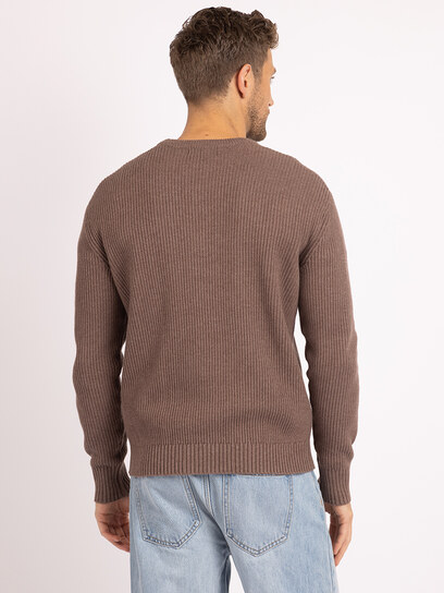 derek washed ribbed crewneck derek washed ribbed crewneck