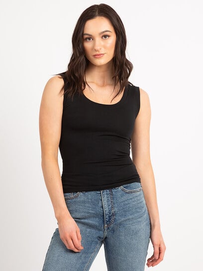 double scoop neck tank double scoop neck tank