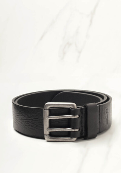 silver belt w antique nickel buckle silver belt w antique nickel buckle Image 1