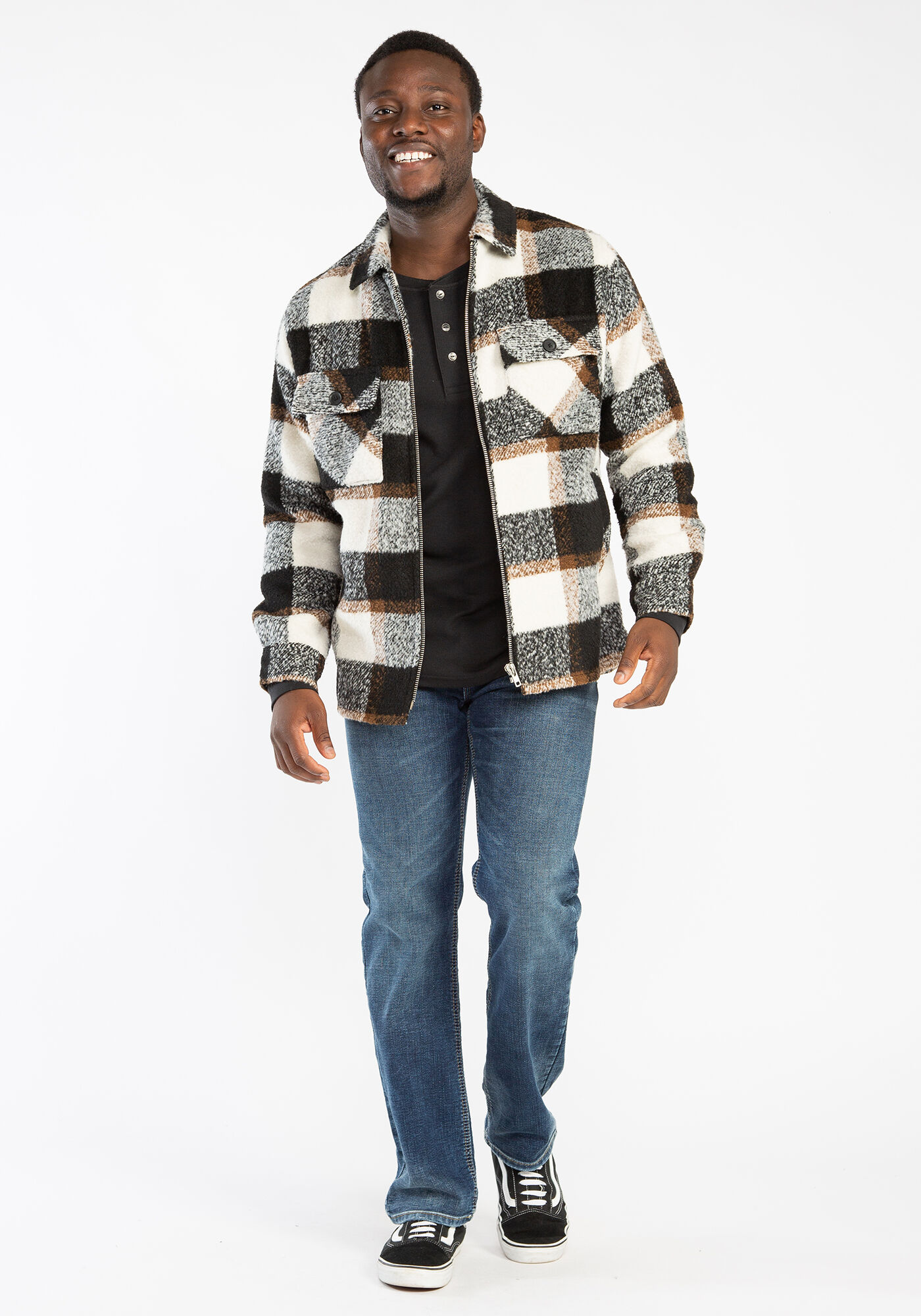 plaid shirt jacket Image 5