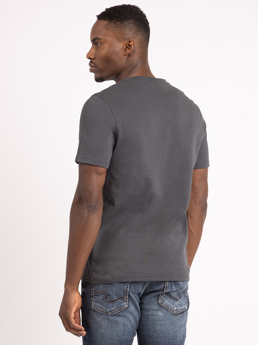 richard textured crewneck tee Image 3