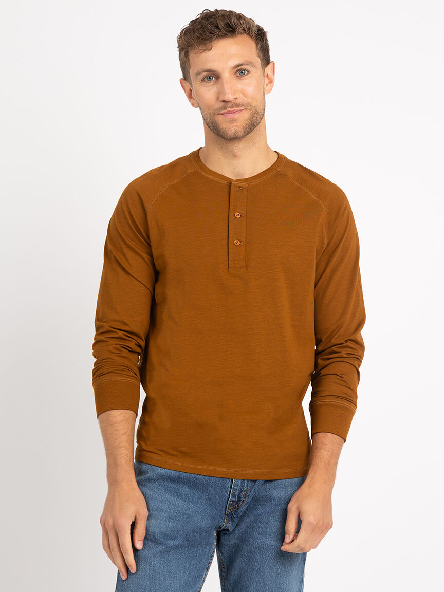 lucas long sleeve henley t-shirt Image 5