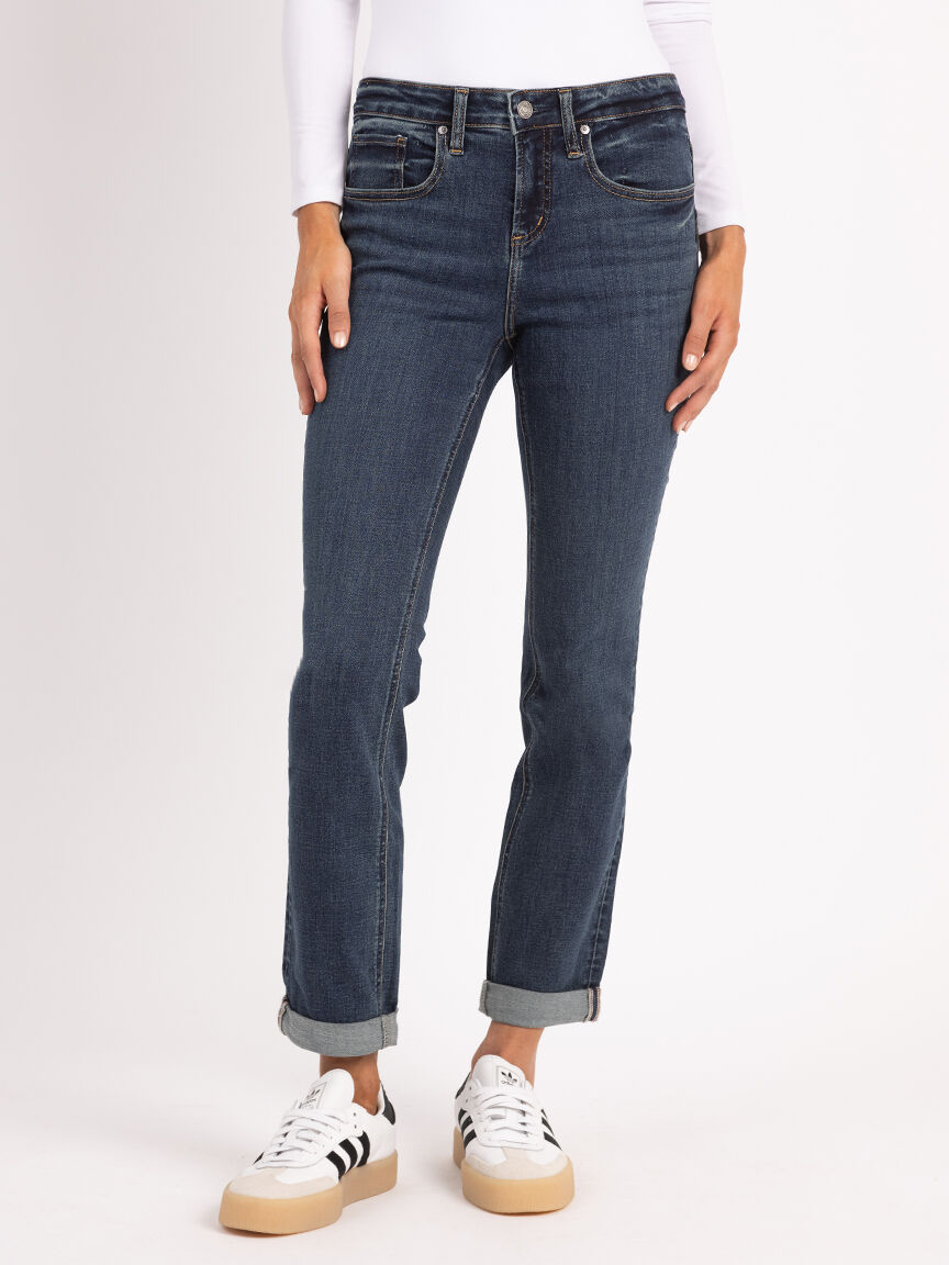 beau slim boyfriend jean dark authentic Image 2