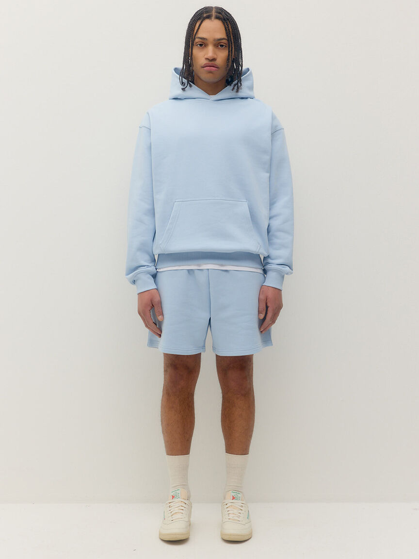 sweat short baby blue