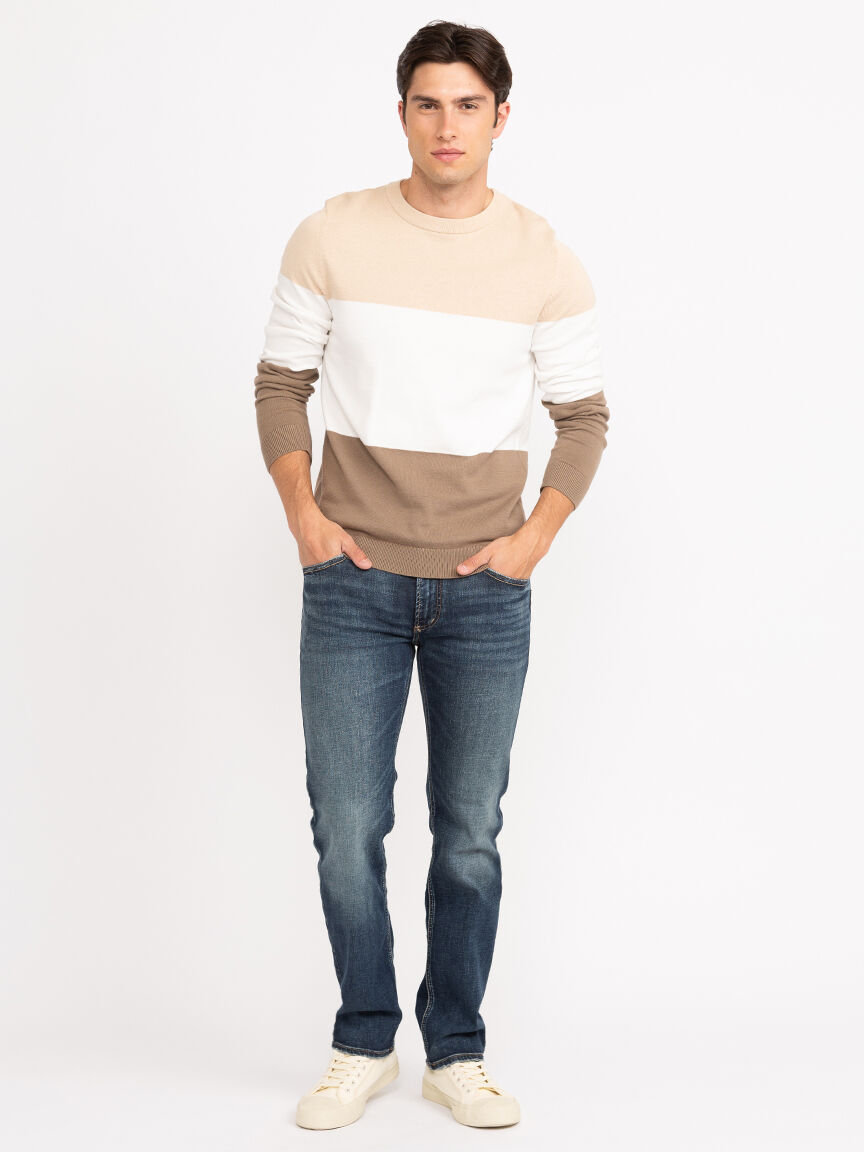 barrett striped crewneck sweater Image 3