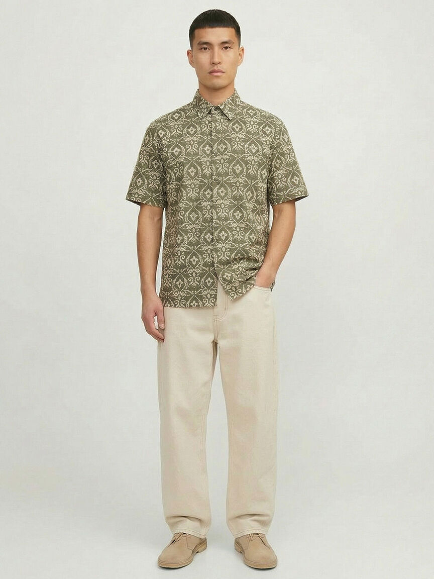 sea jacquard shirt