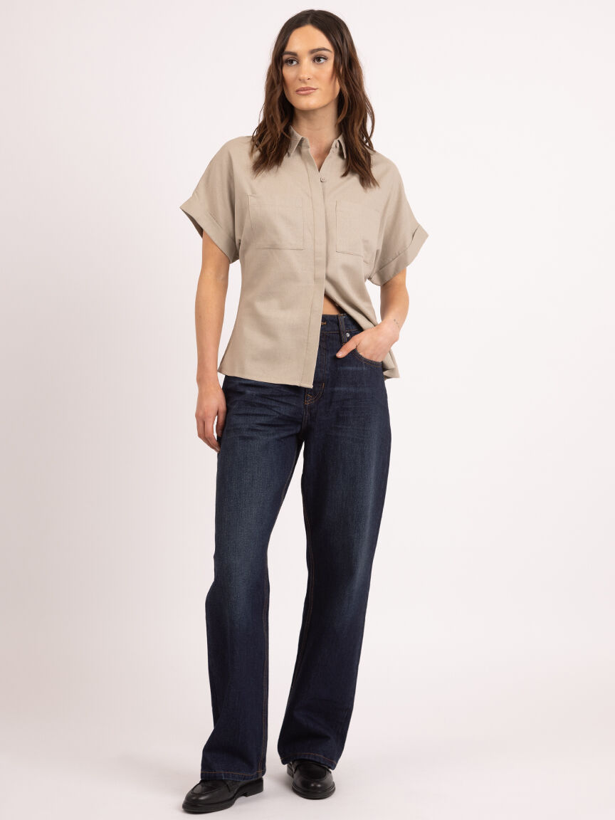 nathalie utility shirt