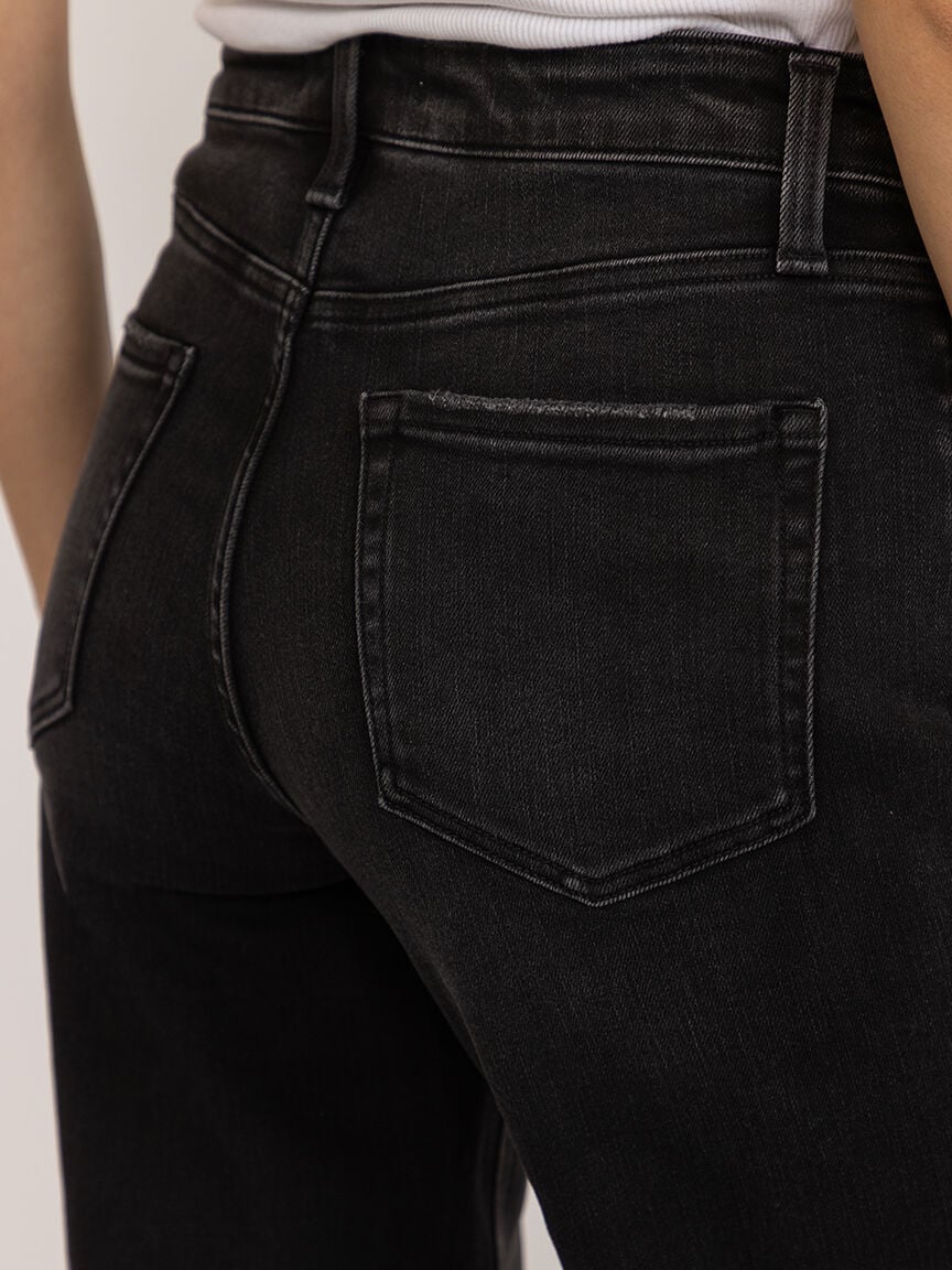 high rise loose fit jean