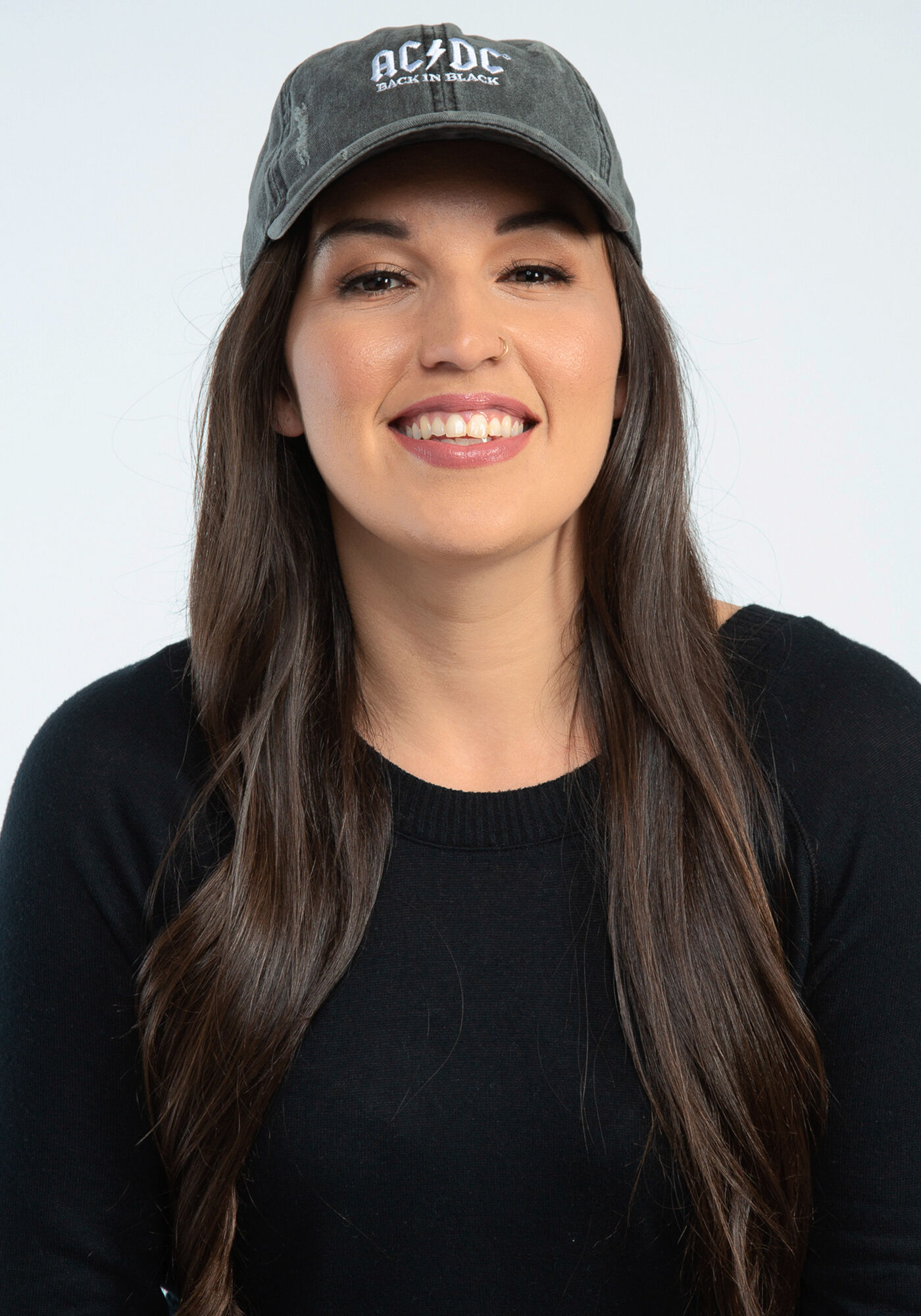 acdc distressed baseball hat Image 1