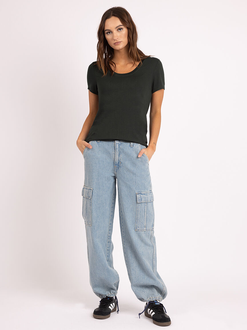 brady scoop neck t-shirt Image 2