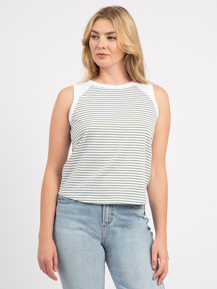 mildred muscle tank stripe Image 1