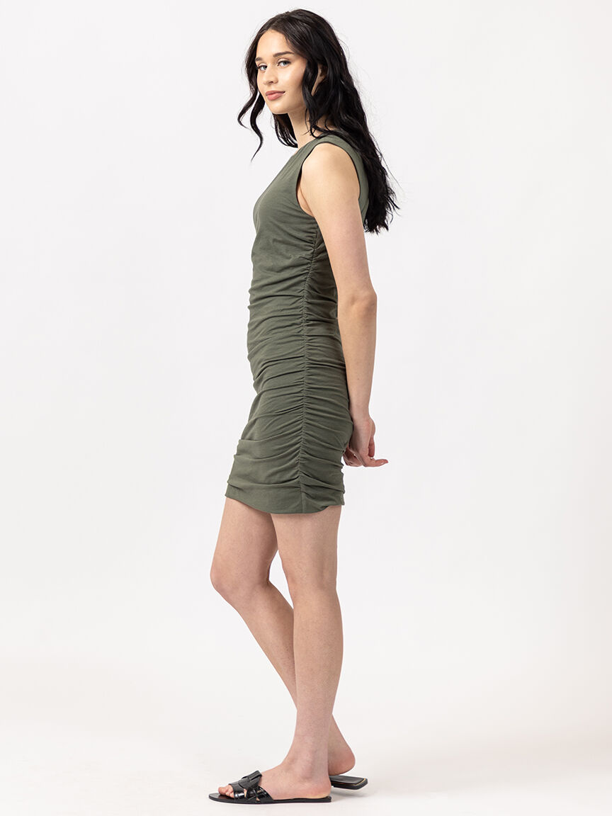 linnea crew neck mini dress