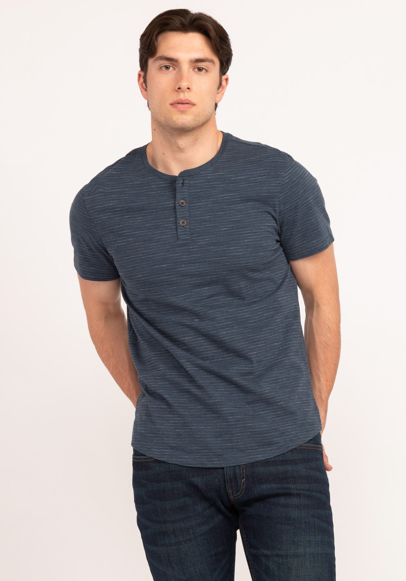 dominic basic henley t-shirt Image 1