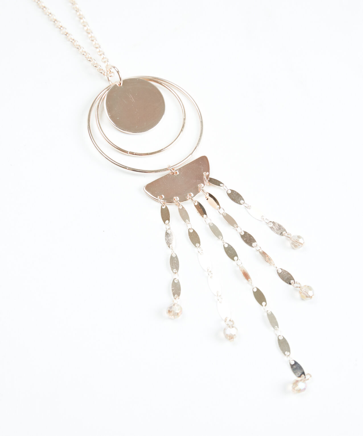 circle hoop pendant necklace  Image 3