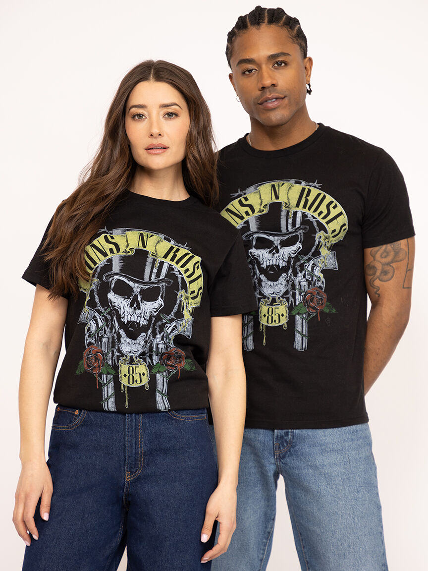 unisex guns n roses graphic tee