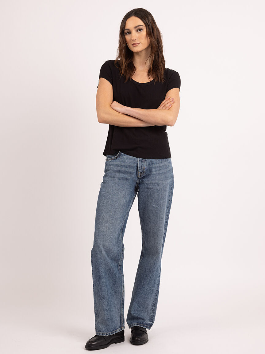 ashlin scoop neck t-shirt