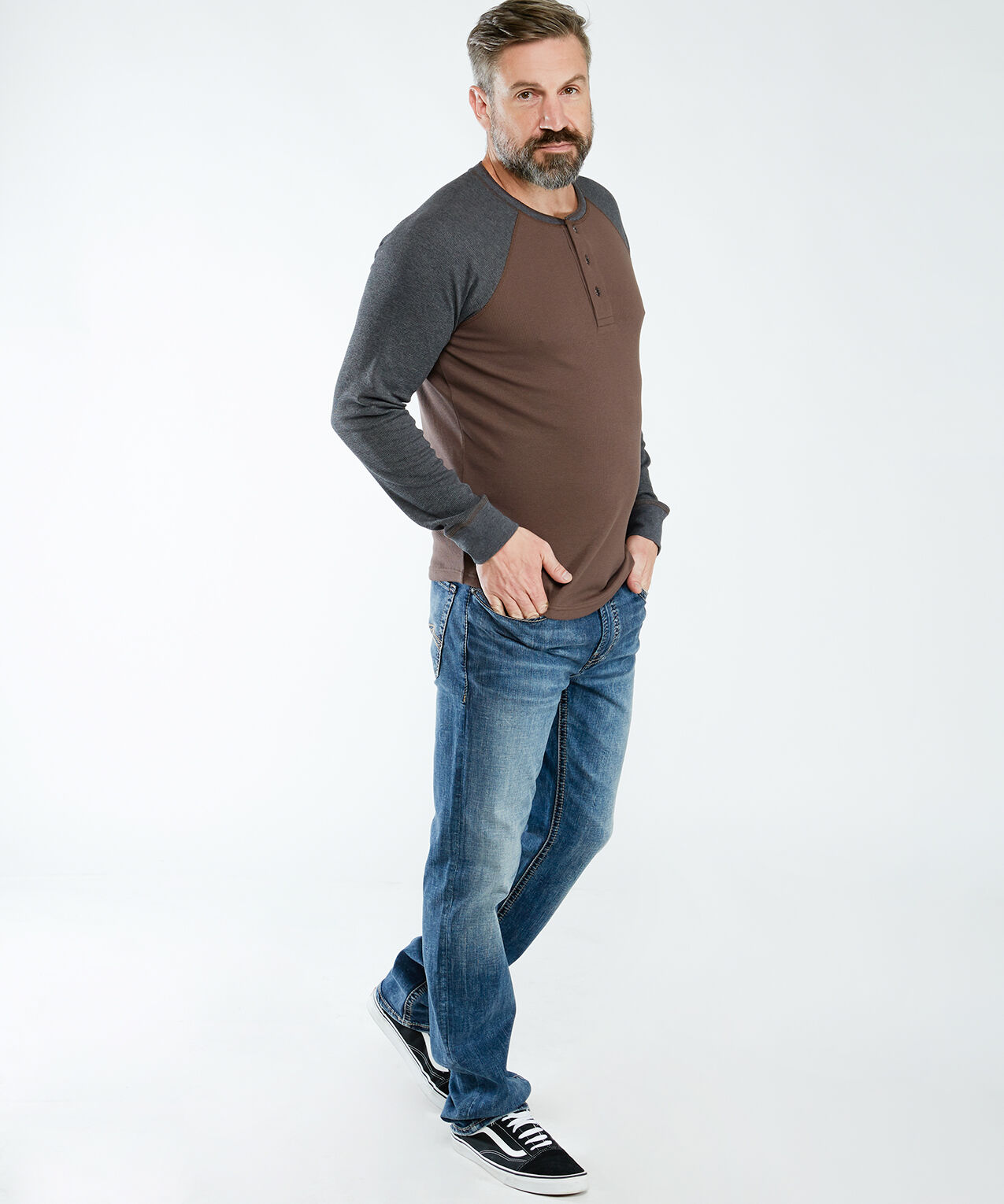 devon long sleeve henley Image 5