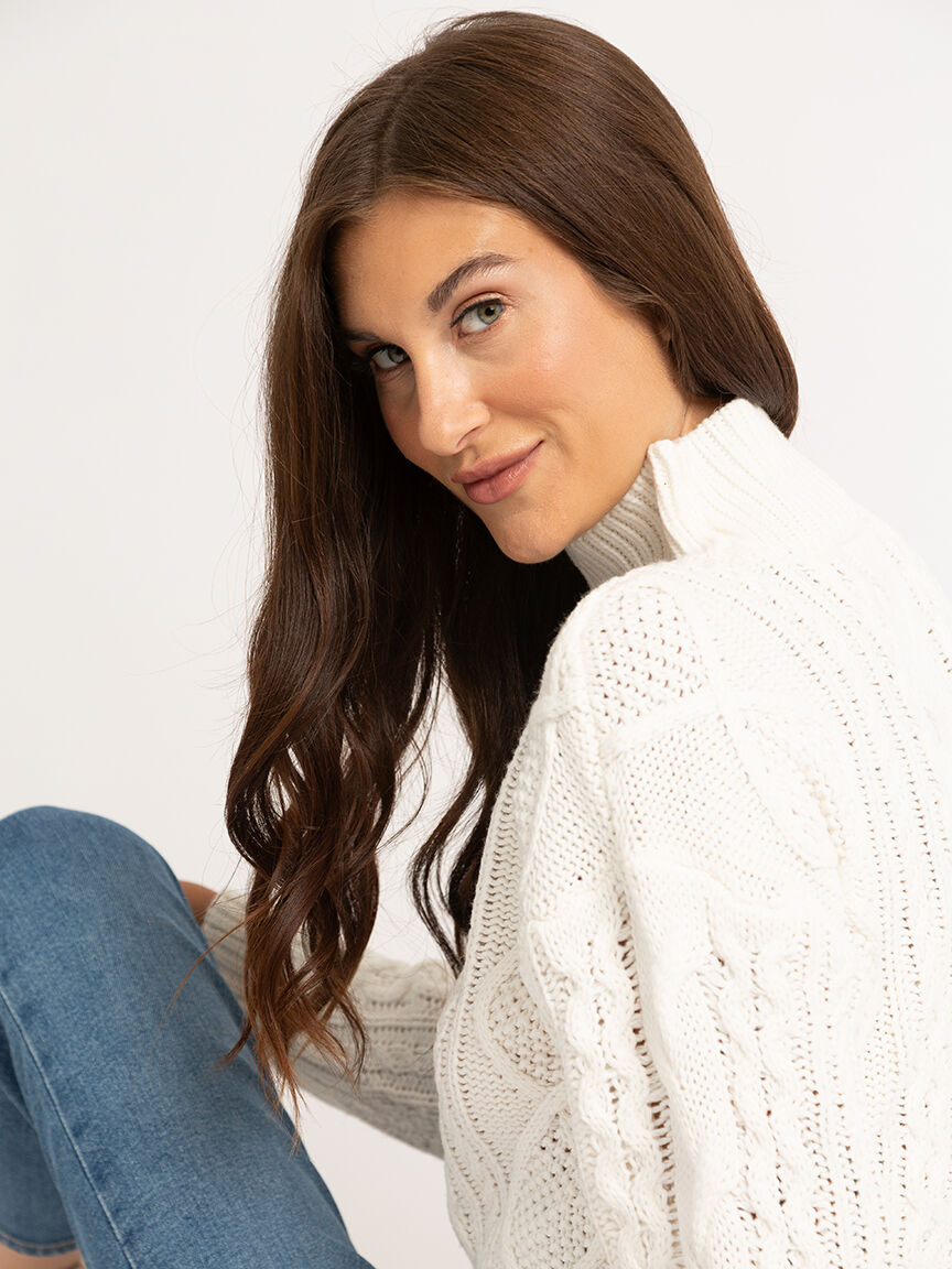 mock neck cable popover Image 5