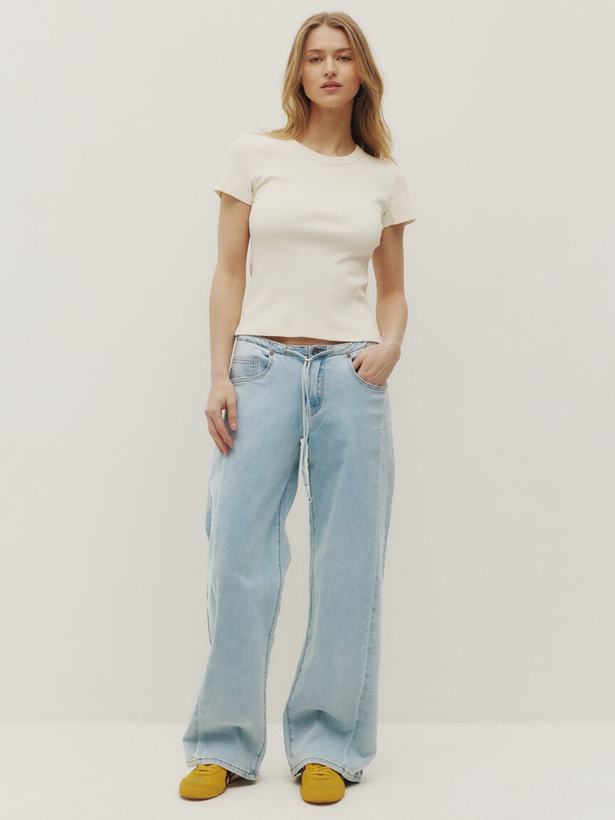 classic rib tee Image 2