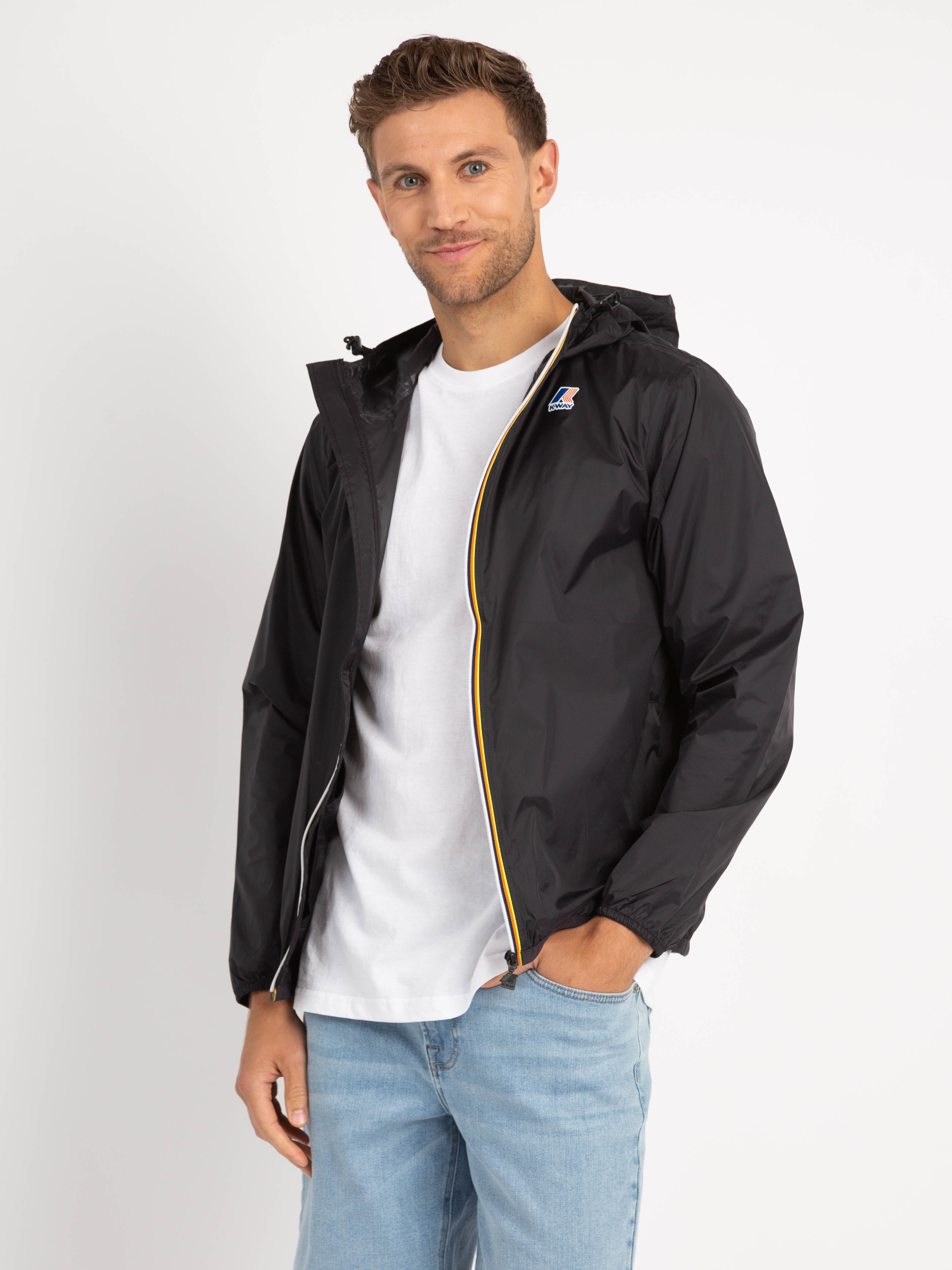 claude short windbreaker rain jacket Image 2