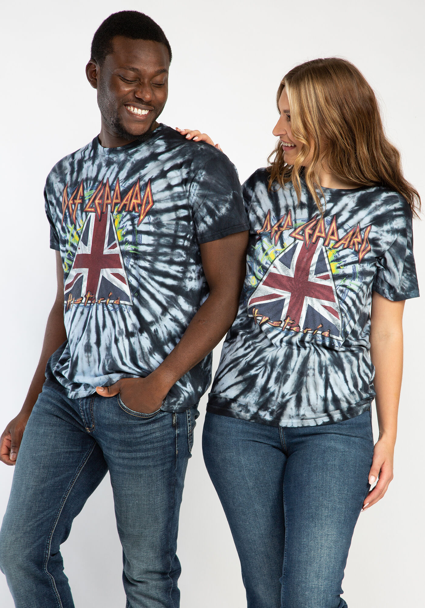 def leppard hysteria tie dye tee shirt Image 2