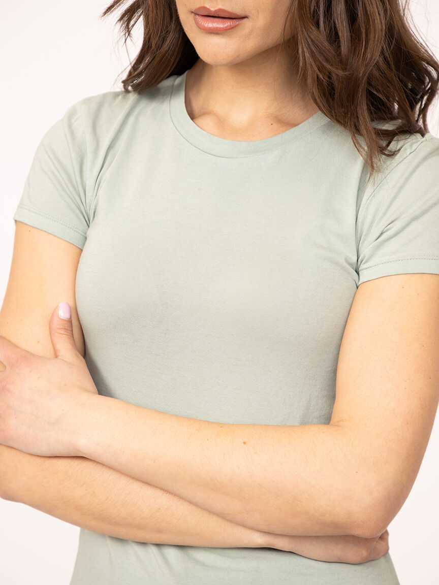 short sleeve tee green Image 4