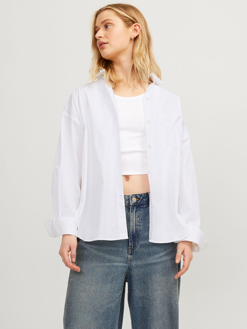 jamie relaxed poplin shirt