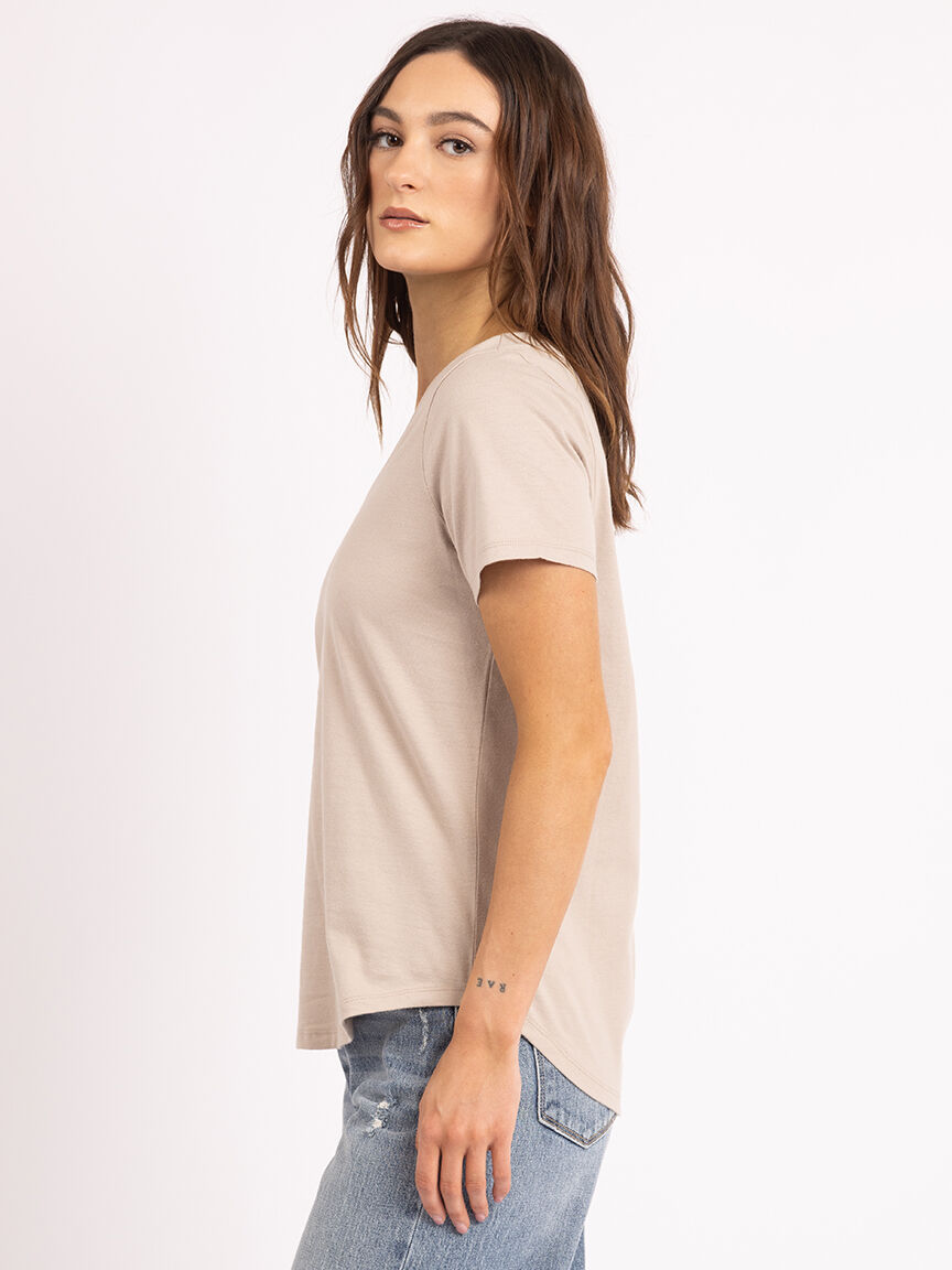 saige scoop neck t-shirt