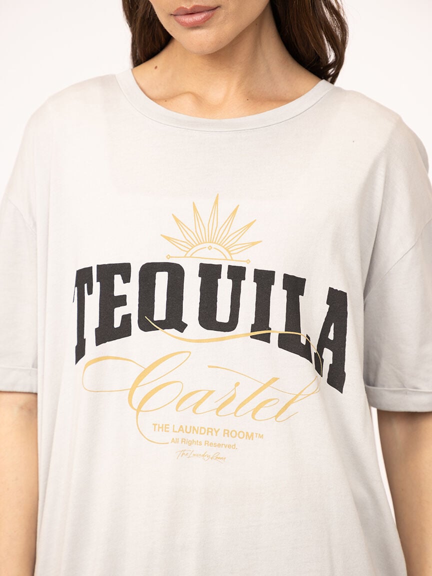 tequila cartel oversized tee