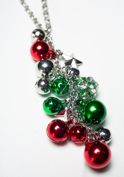 Christmas cluster pendant necklace Image 4