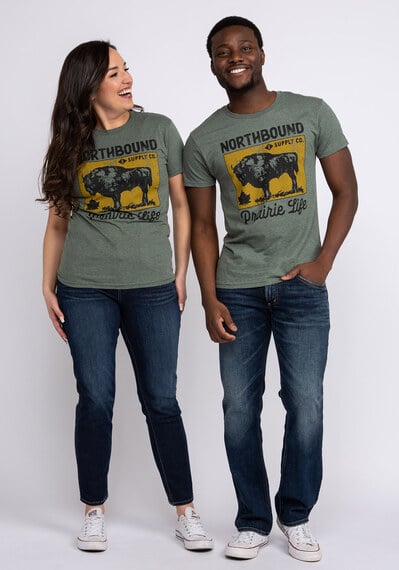 prairie bison t-shirt Image 1