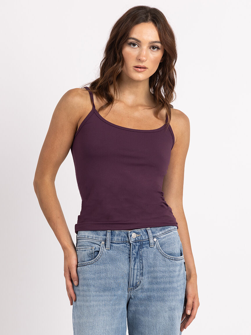 mira scoop neck tank top