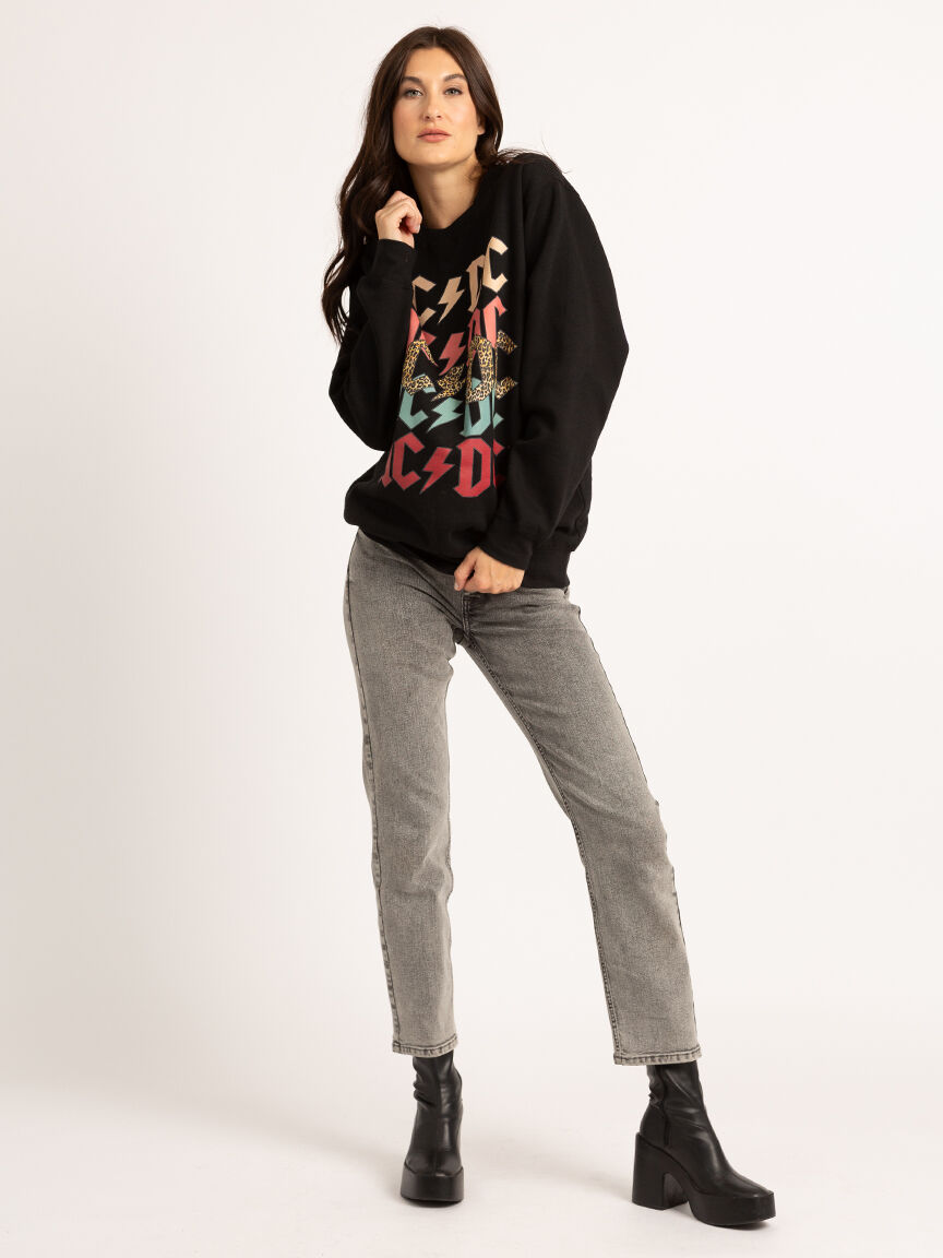 acdc crew neck sweatshirt Image 3