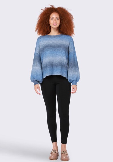 rainbow stripe popover sweater Image 1