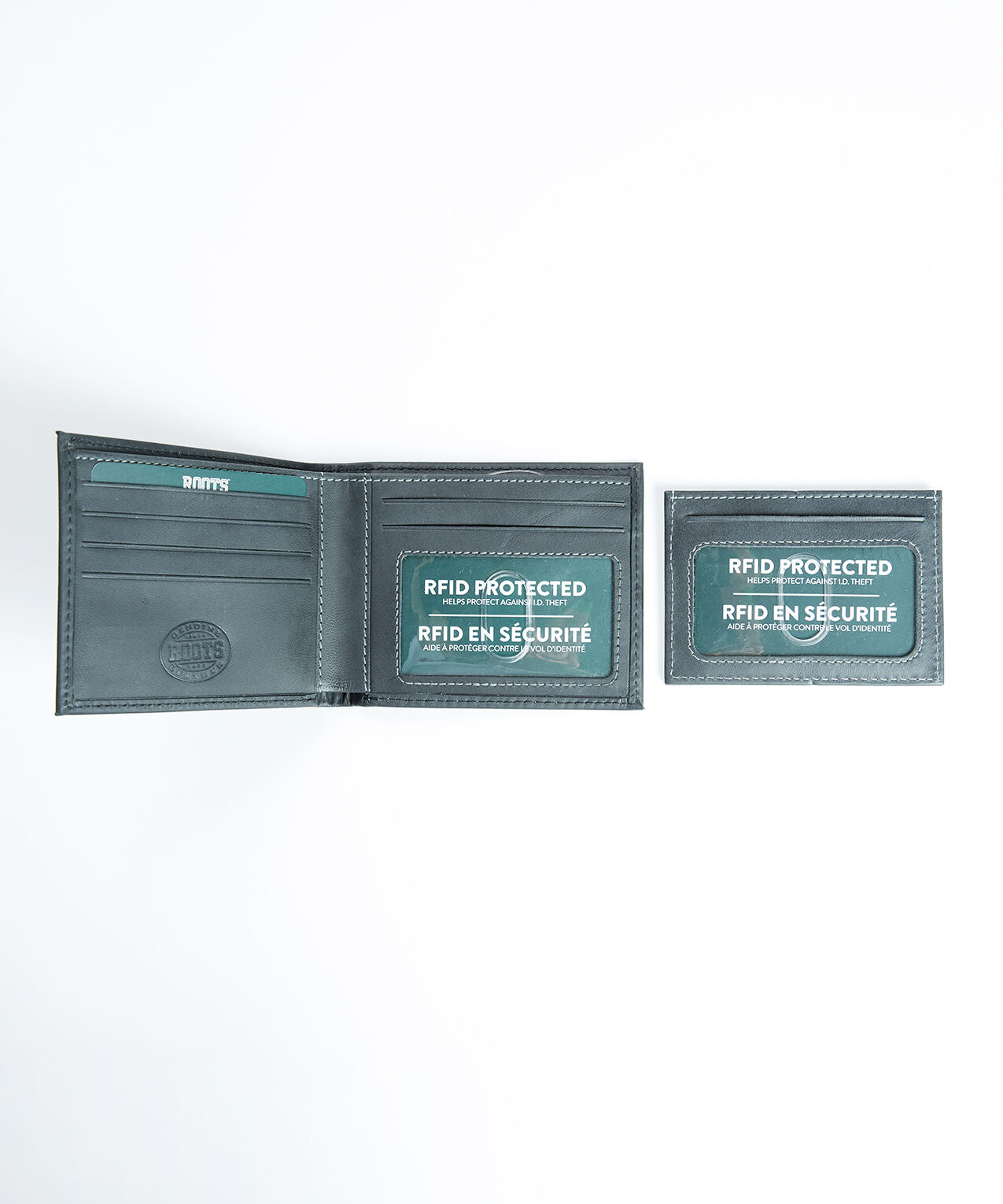 men's leather wallet and cardholder Image 3