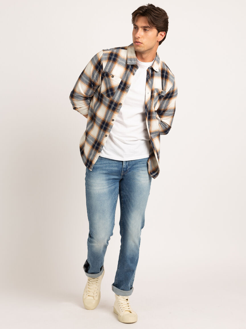 warren flannel button-up shirt Image 3