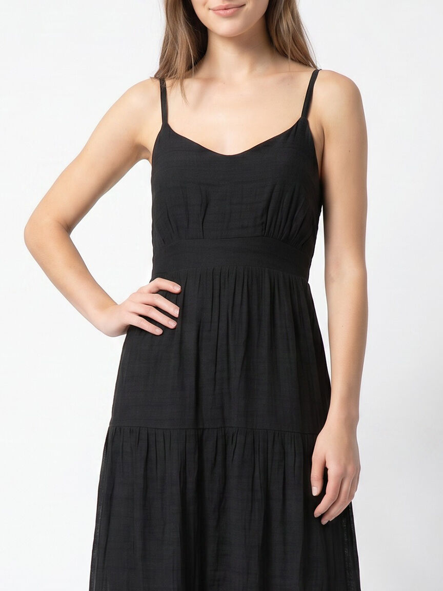 3-tiered maxi dress