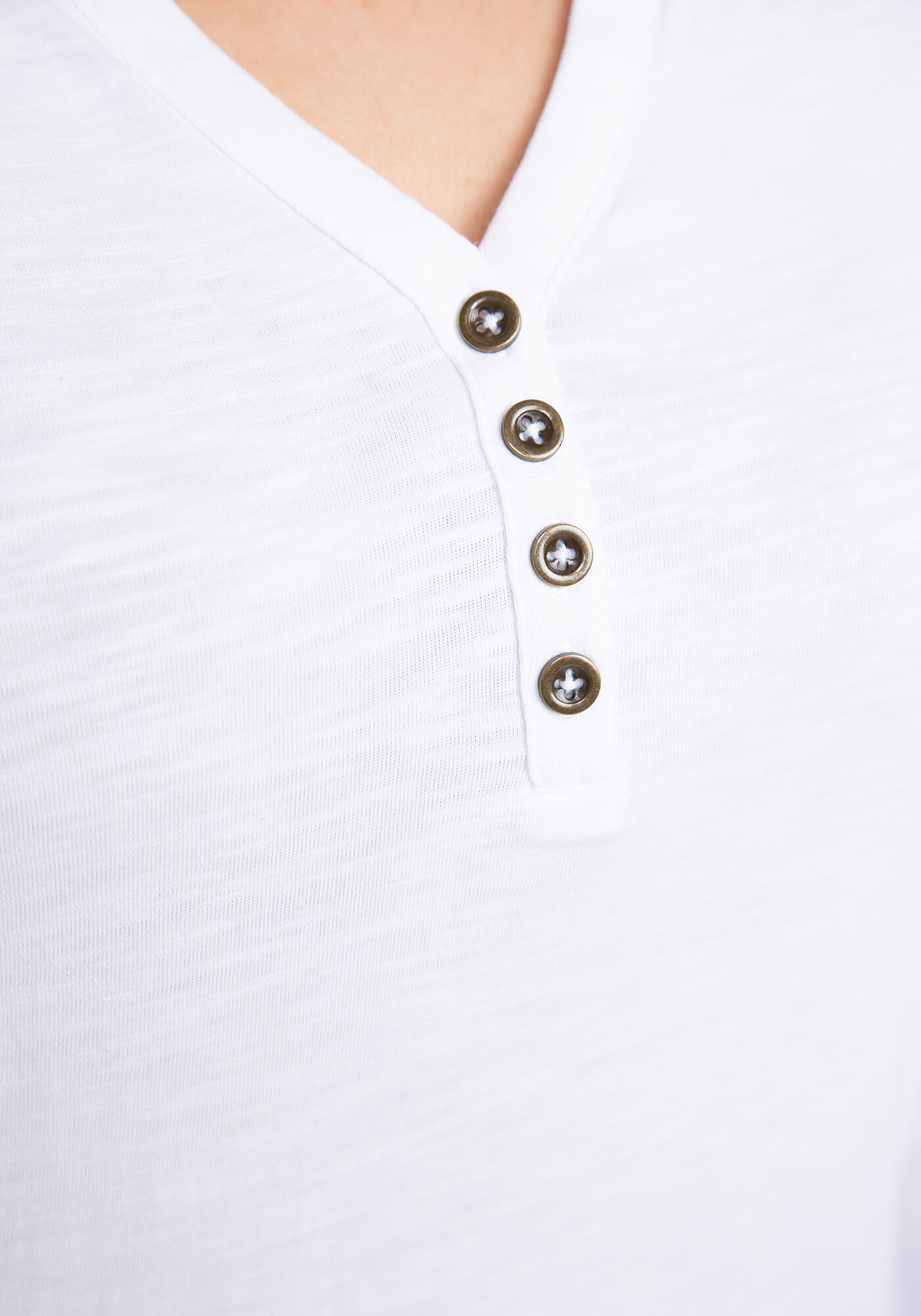 clementine crochet sleeve henley Image 5