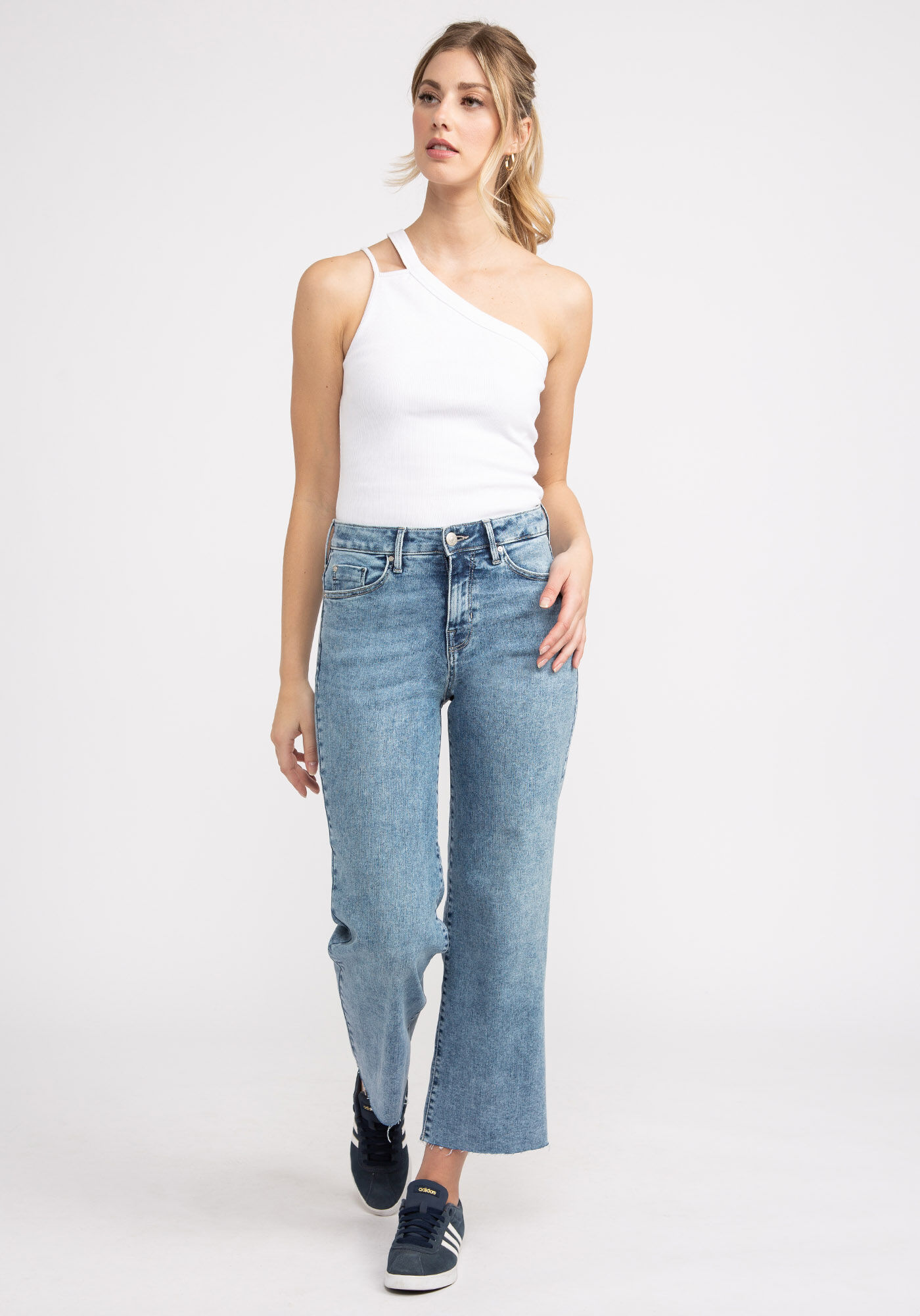 gabriela one shoulder tank top Image 3