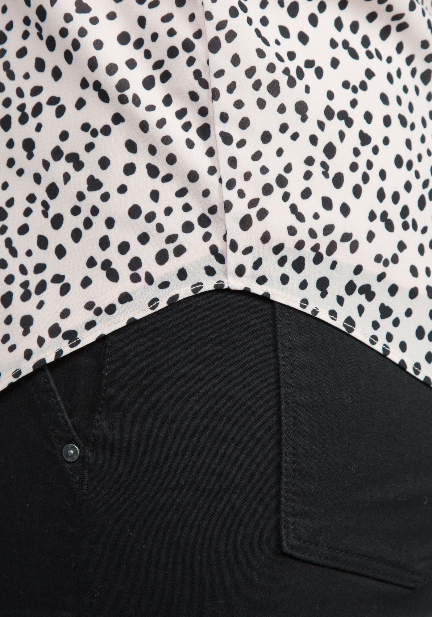 louise print double layer dot print cami Image 6