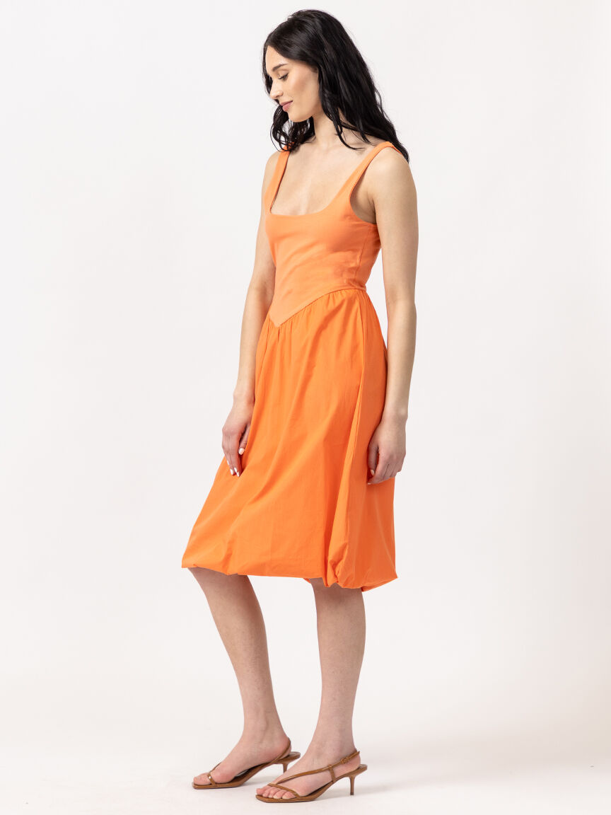 poplin bubble dress