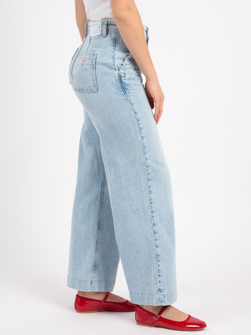 dakota wide leg crop Image 4