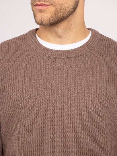 derek washed ribbed crewneck derek washed ribbed crewneck