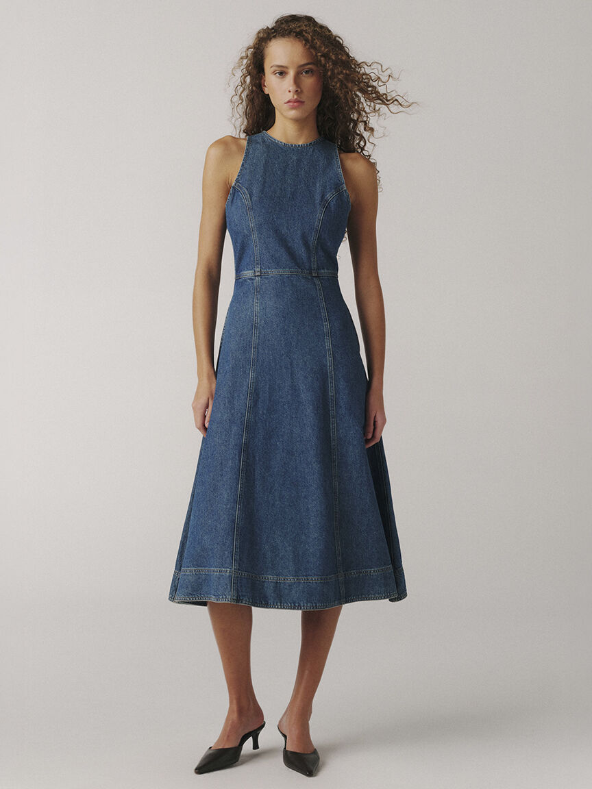 southern belle denim dress