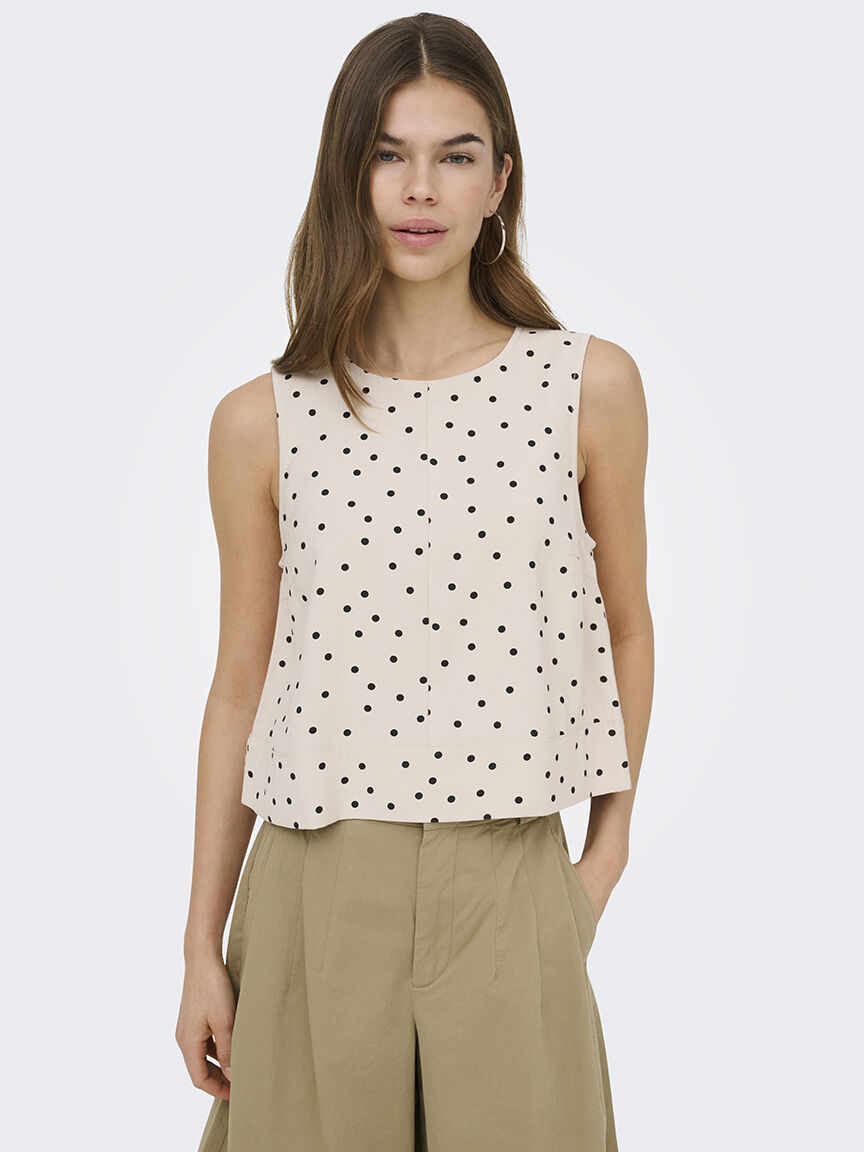 dorsi sleeveless top