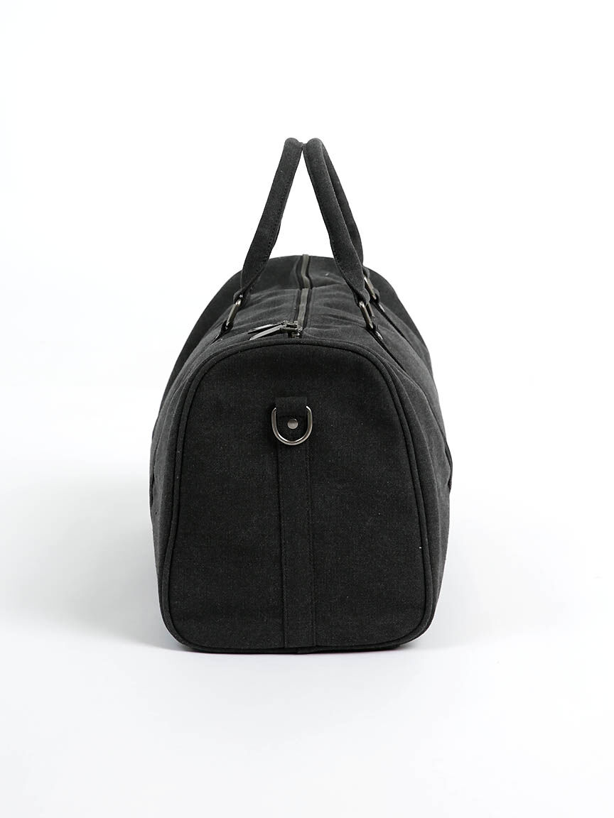 Black canvas duffle bag 2025
