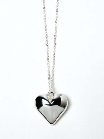 bubble heart long necklace Image 2
