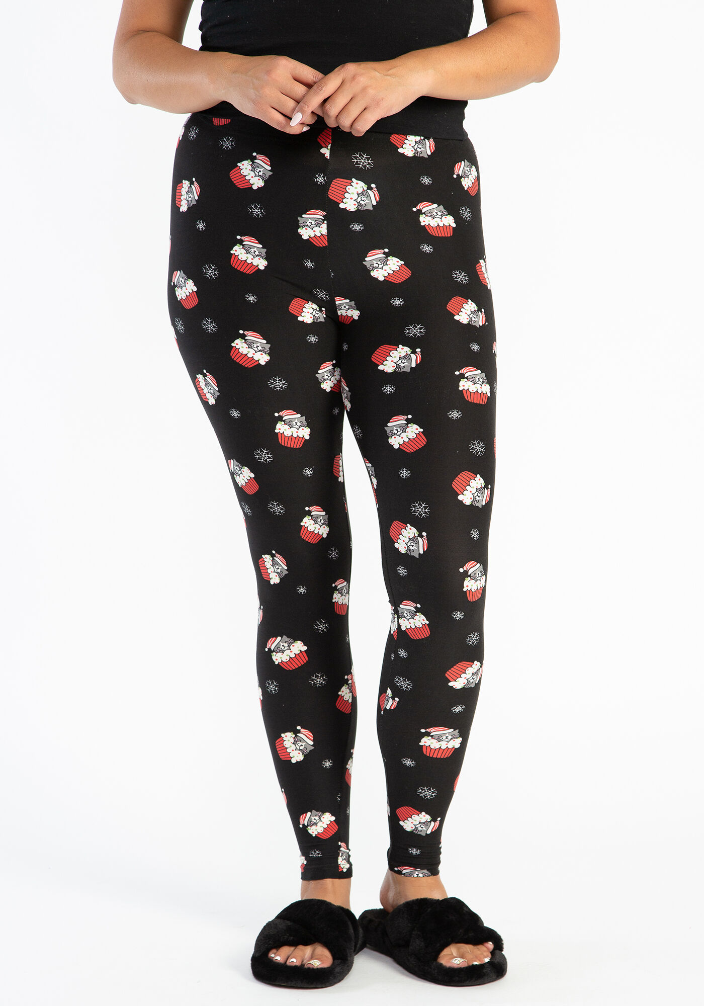 Holiday print leggings hot sale